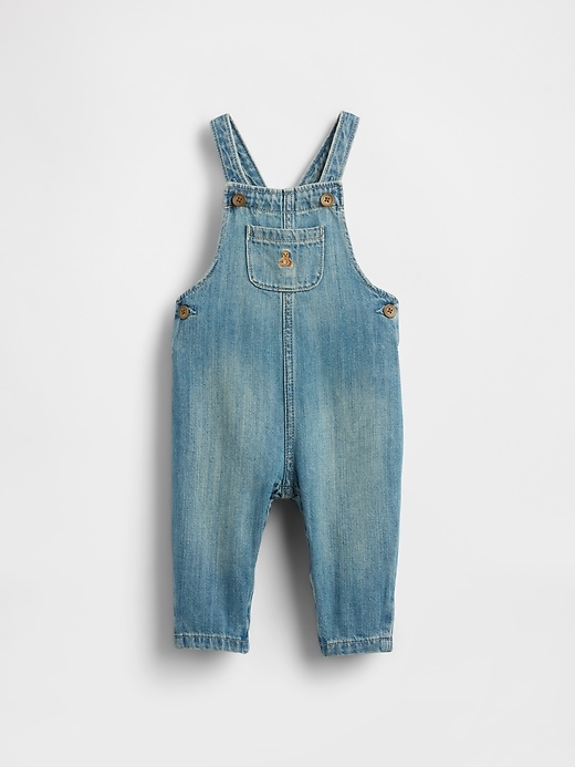 Image number 1 showing, Baby Denim Overalls