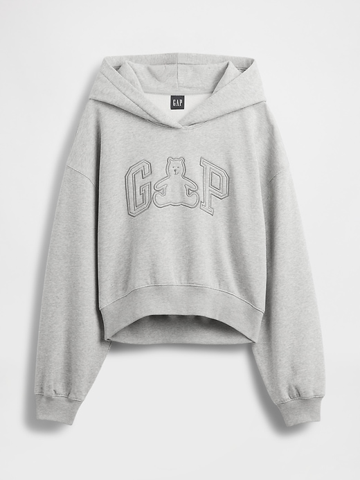 Image number 5 showing, VintageSoft Brannan Bear Logo Crop Hoodie