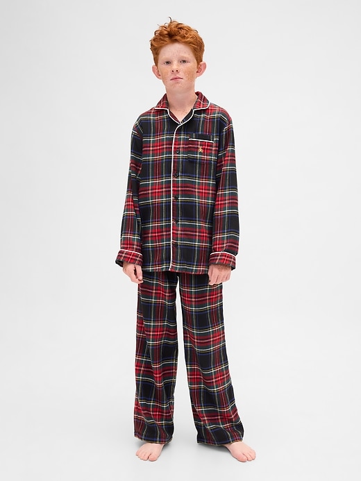 Image number 3 showing, Kids Recycled Flannel PJ Set