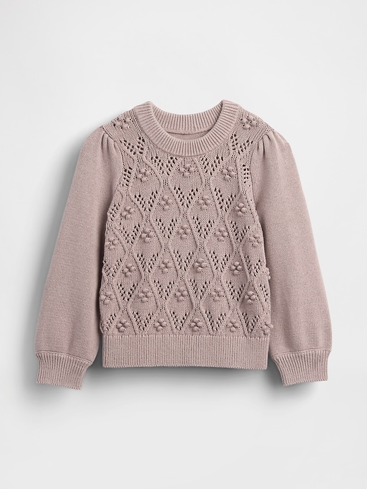 Image number 1 showing, Baby & Toddler Puff-Sleeve Sweater
