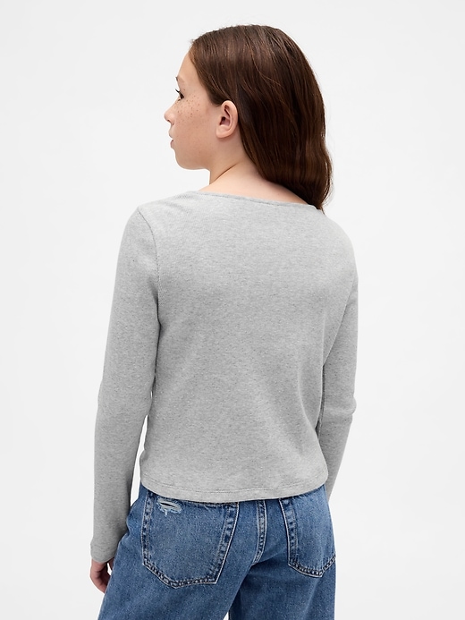 Image number 3 showing, Kids Bow-Neck T-Shirt