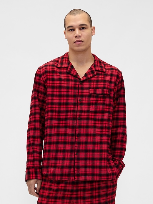 Image number 3 showing, Adult Softest Flannel PJ Shirt