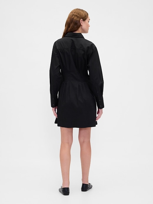 Image number 2 showing, Pleated Mini Shirtdress