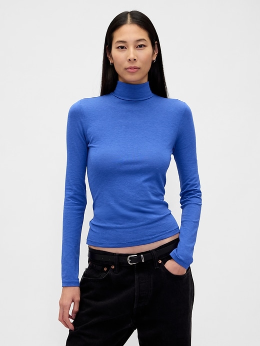 Image number 1 showing, Featherweight Turtleneck