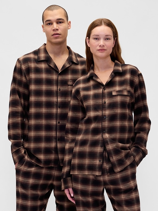Image number 2 showing, Adult Softest Flannel PJ Shirt