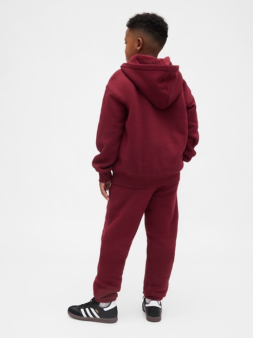 Image number 3 showing, Kids Relaxed Sherpa-Lined Joggers