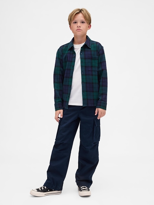 Image number 1 showing, Kids Jersey-Lined Cargo Pants