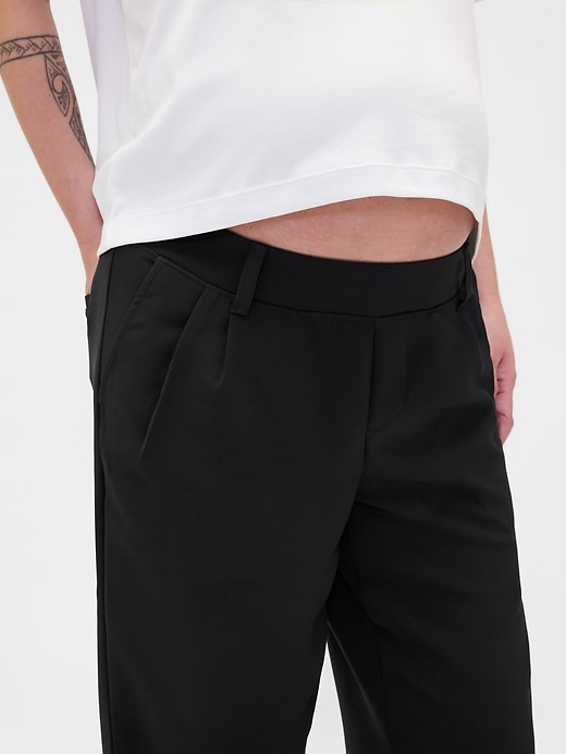 Image number 4 showing, Maternity Under Belly 365 Wide-Leg Trousers