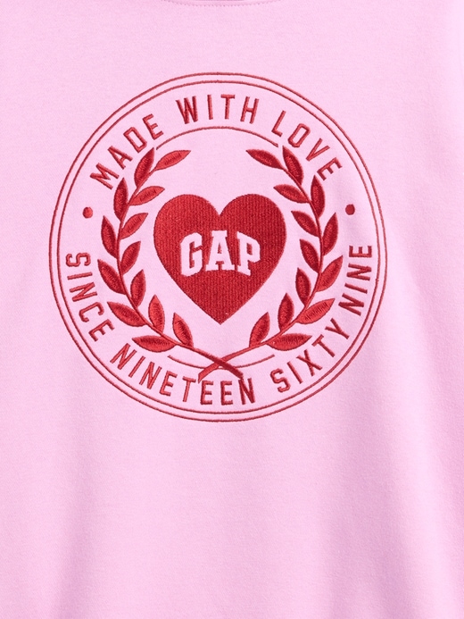 Image number 5 showing, Kids VintageSoft Oversized Heart Logo Hoodie