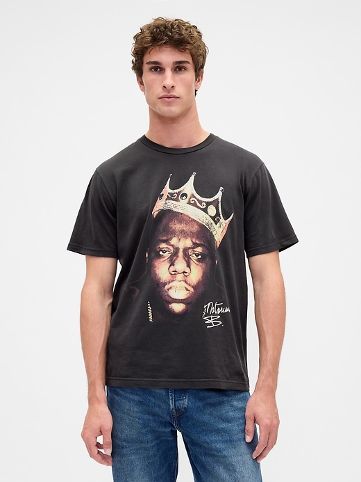 Image number 1 showing, The Notorious B.I.G. Relaxed Graphic T-Shirt