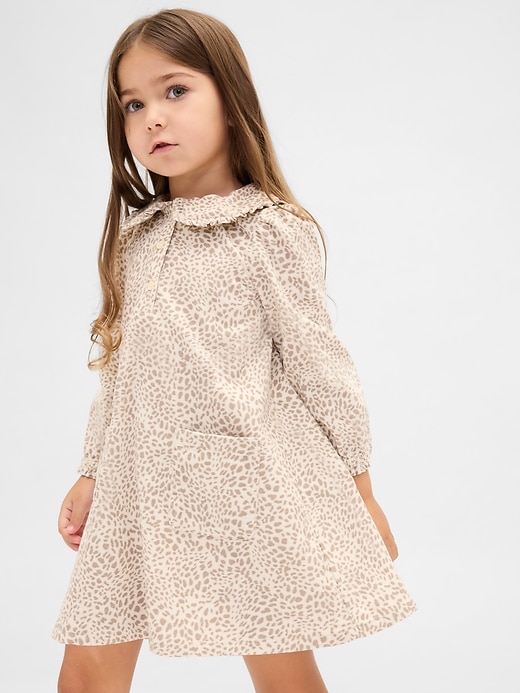 Image number 1 showing, Baby & Toddler Corduroy Ruffle Collar Dress