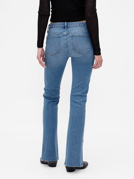 Image number 4 showing, Low Rise Long & Lean Split-Hem Jeans