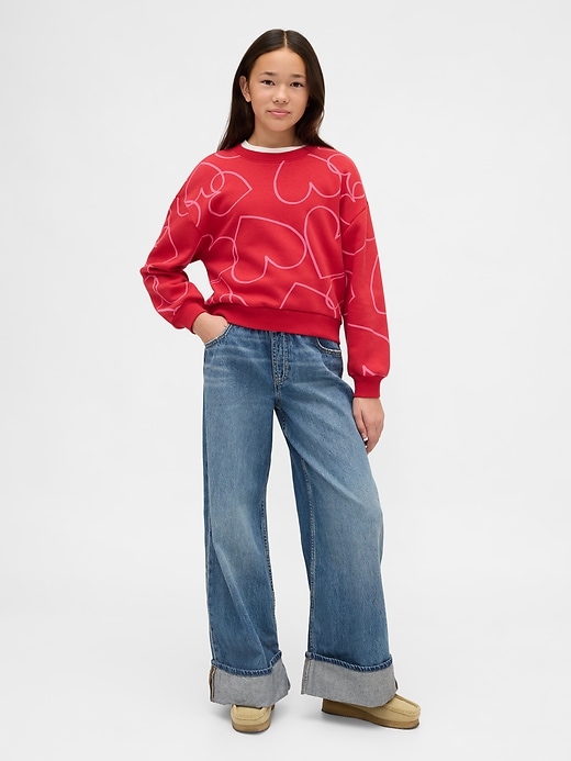 Image number 4 showing, Kids VintageSoft Dolman Sweatshirt