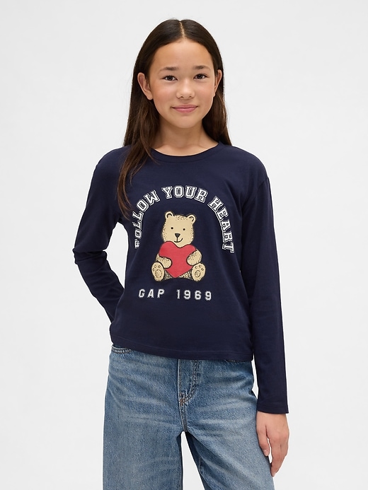 Image number 1 showing, Kids Relaxed Graphic T-Shirt