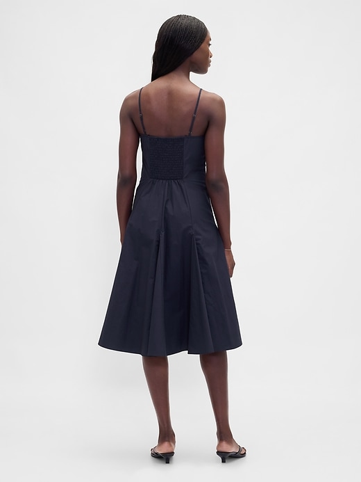 Image number 2 showing, Seamed V-Neck Midi Dress