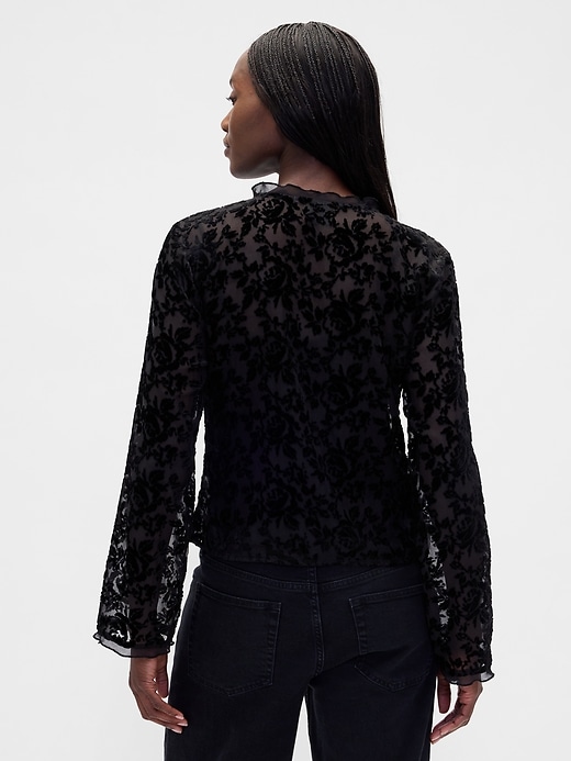 Image number 3 showing, Burnout Velvet Shirt