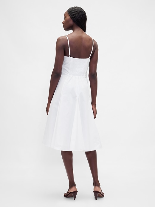 Image number 2 showing, Seamed V-Neck Midi Dress