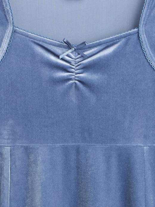 Image number 4 showing, Kids Velvet Empire Waist Dress
