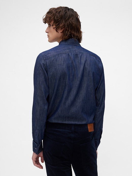 Image number 3 showing, GapStudio Chambray Shirt