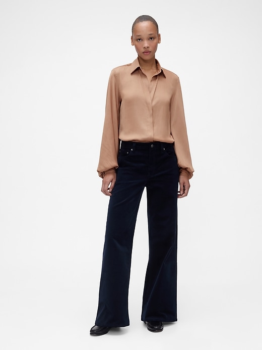 Image number 2 showing, GapStudio Satin Shirt