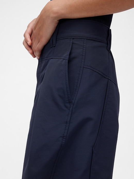 Image number 6 showing, GapStudio High Rise Barrel Trousers