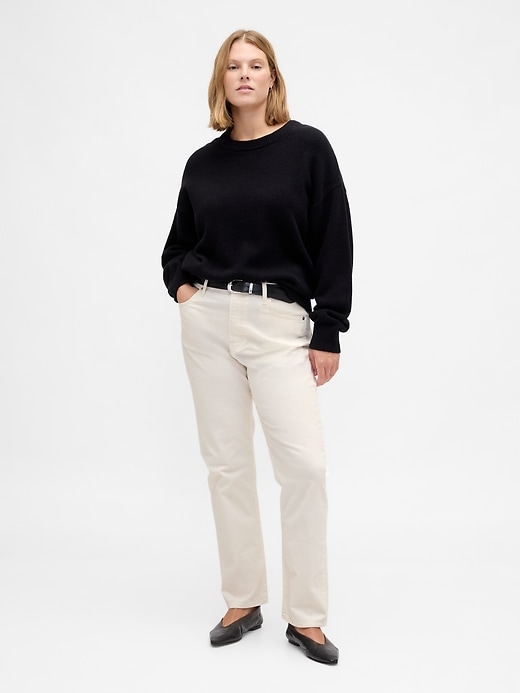 Image number 5 showing, High Rise Corduroy '90s Slim Straight Pants