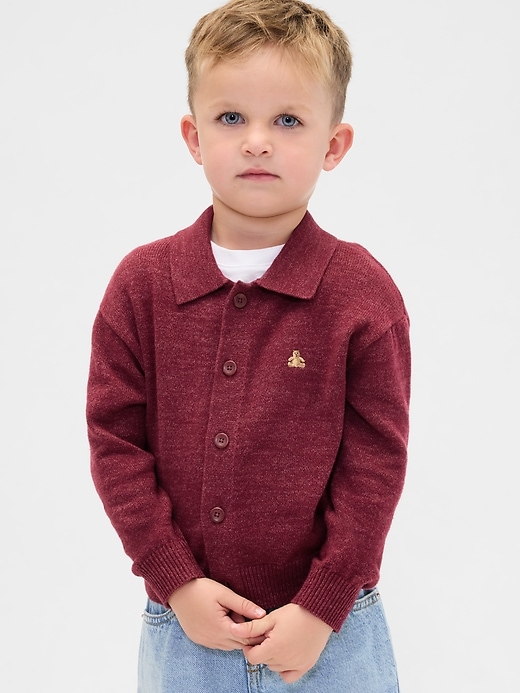 Image number 1 showing, Baby & Toddler Collared Button-Front Sweater