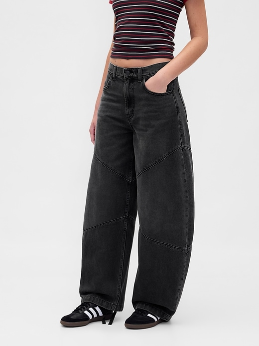 Image number 2 showing, Stranger Things High Rise Seamed Horseshoe Jeans
