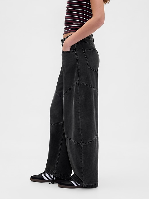 Image number 3 showing, Stranger Things High Rise Seamed Horseshoe Jeans