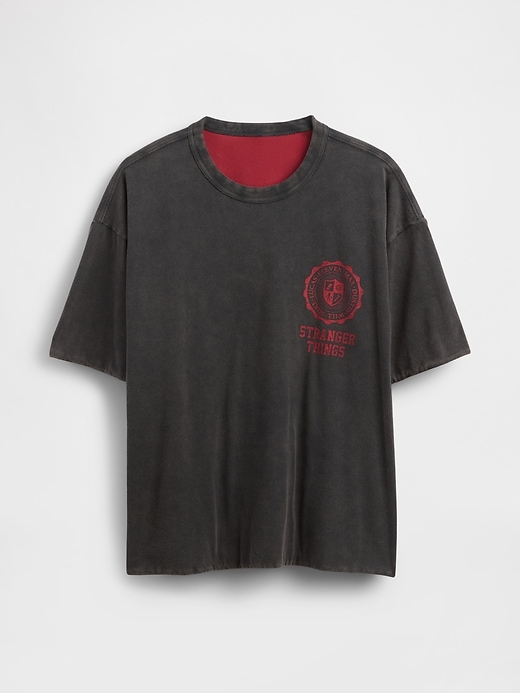 Image number 8 showing, Stranger Things Adult Reversible Graphic T-Shirt