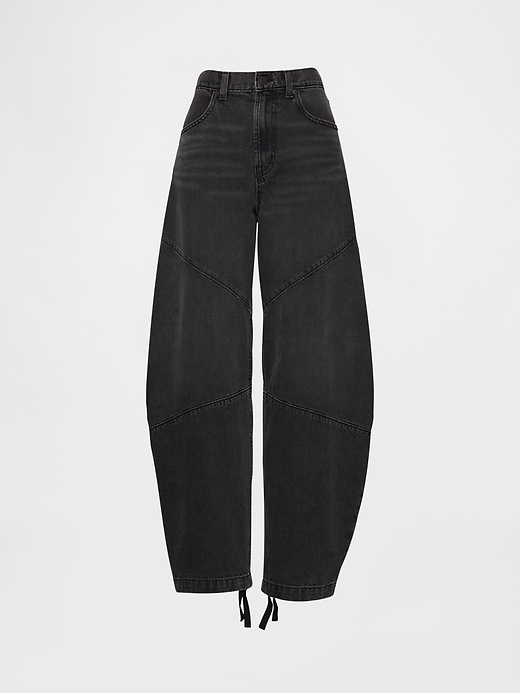 Image number 9 showing, Stranger Things High Rise Seamed Horseshoe Jeans