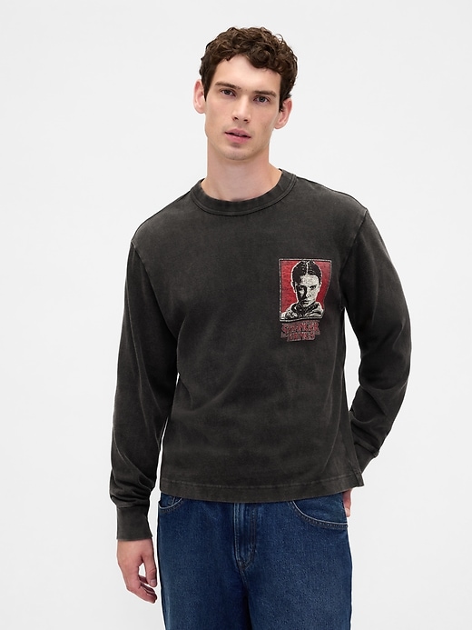 Image number 3 showing, Stranger Things Adult Graphic T-Shirt