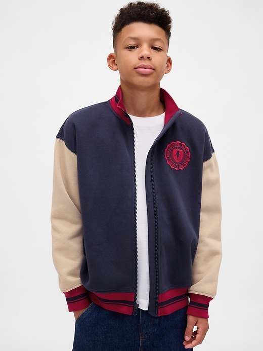 Image number 1 showing, Stranger Things Kids VintageSoft Varsity Sweatshirt