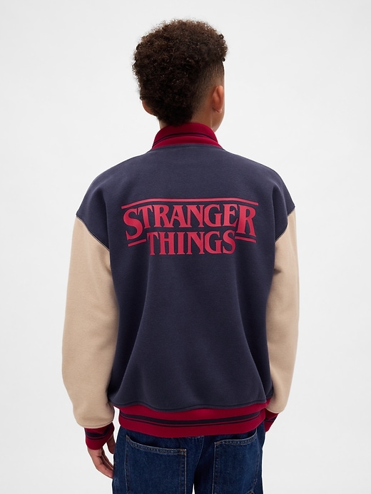 Image number 3 showing, Stranger Things Kids VintageSoft Varsity Sweatshirt