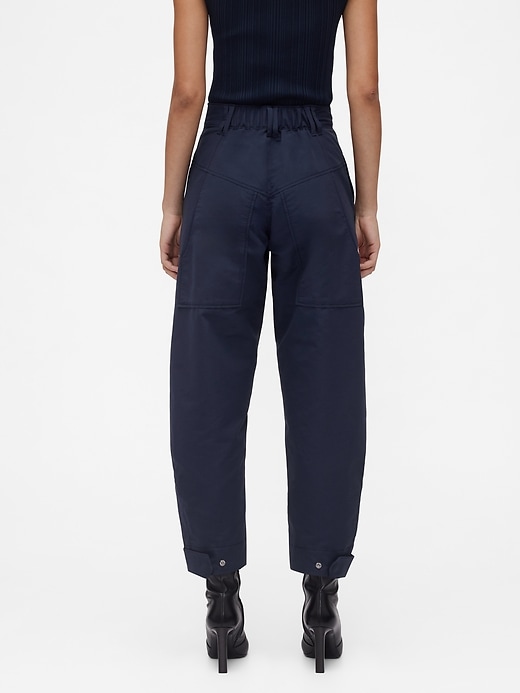 Image number 5 showing, GapStudio High Rise Barrel Trousers