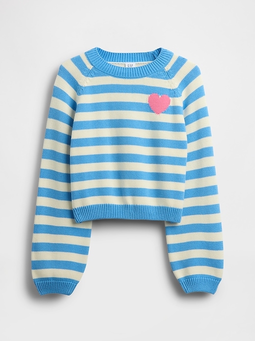 Image number 1 showing, Kids Relaxed Graphic Crewneck Sweater