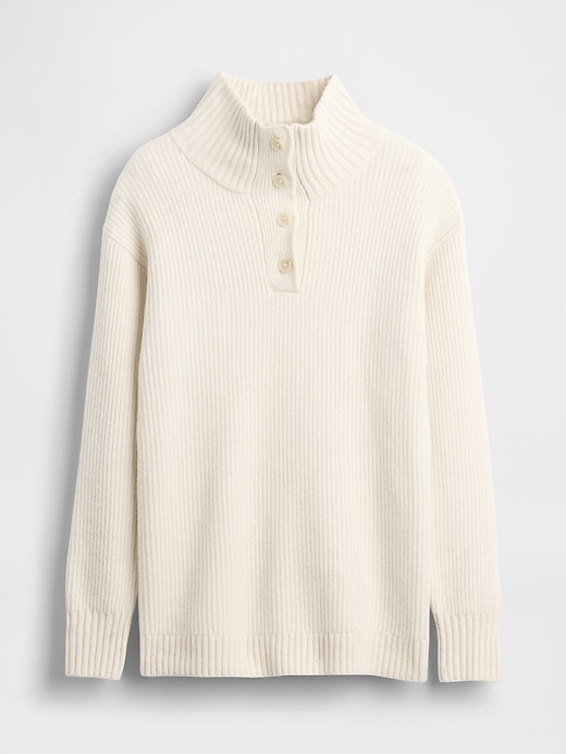 Image number 5 showing, Maternity CashSoft Mockneck Sweater