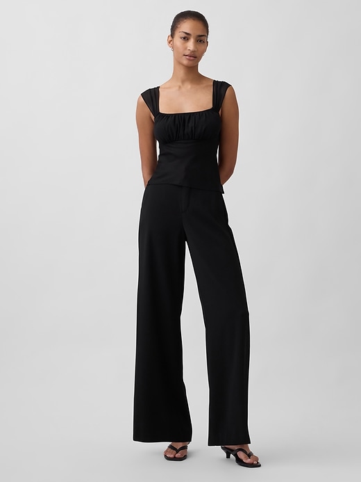 Image number 2 showing, Mixed Media Crop Top