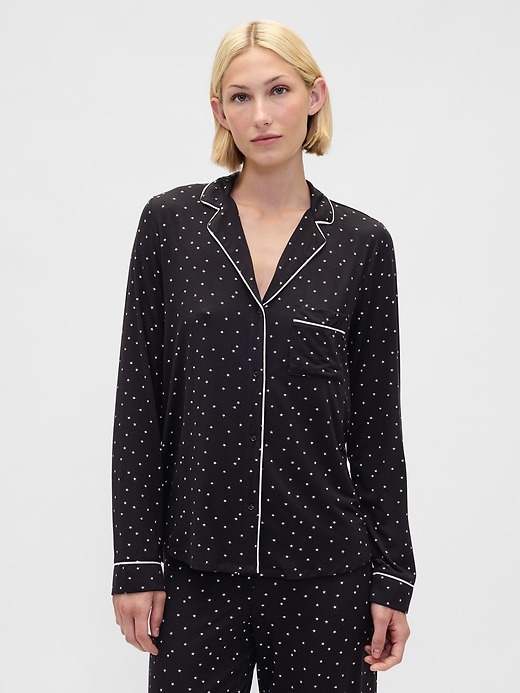 Image number 1 showing, Softest Modal PJ Shirt