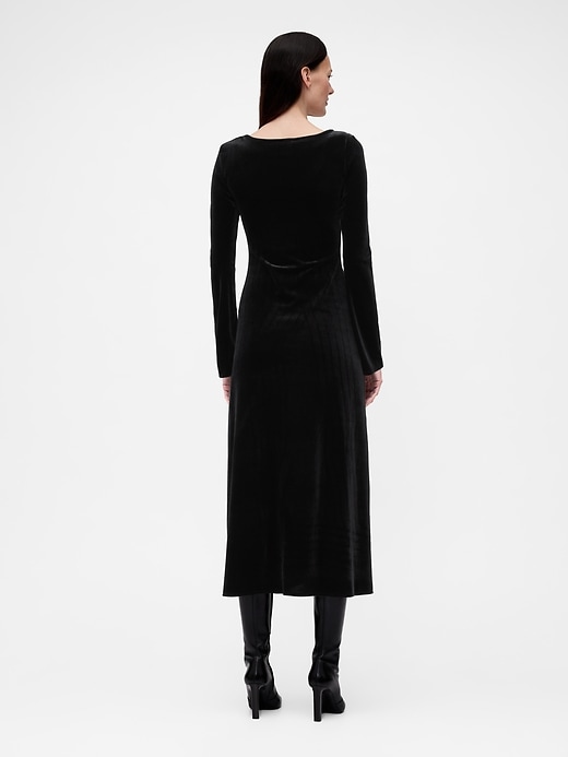 Image number 2 showing, GapStudio Velvet Midi Dress
