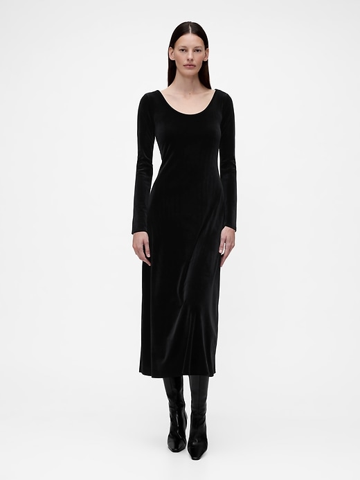 Image number 1 showing, GapStudio Velvet Midi Dress
