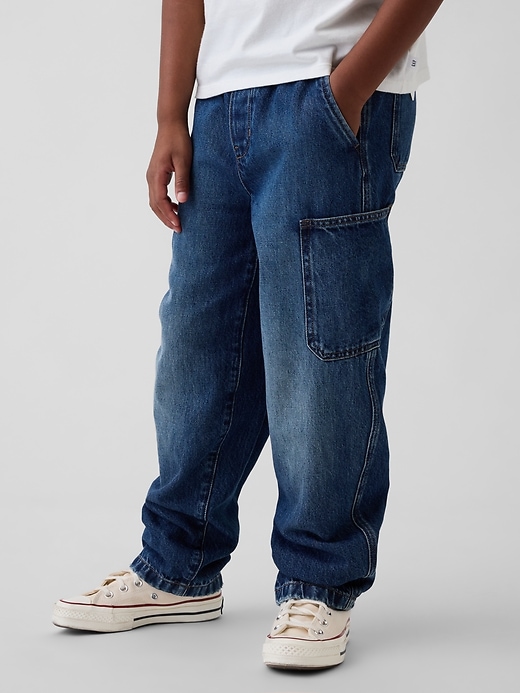 Image number 2 showing, Kids Brushed Easy Carpenter Jeans