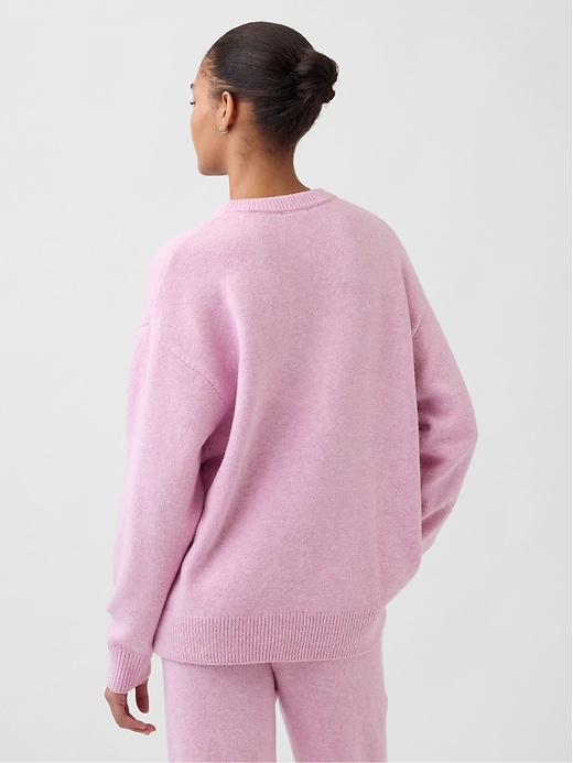 Image number 3 showing, CashSoft Oversized Boyfriend Sweater