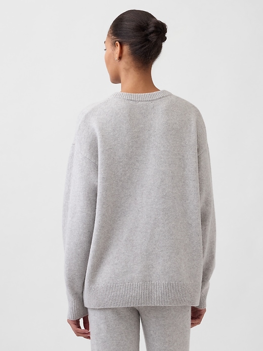 Image number 3 showing, CashSoft Oversized Boyfriend Sweater