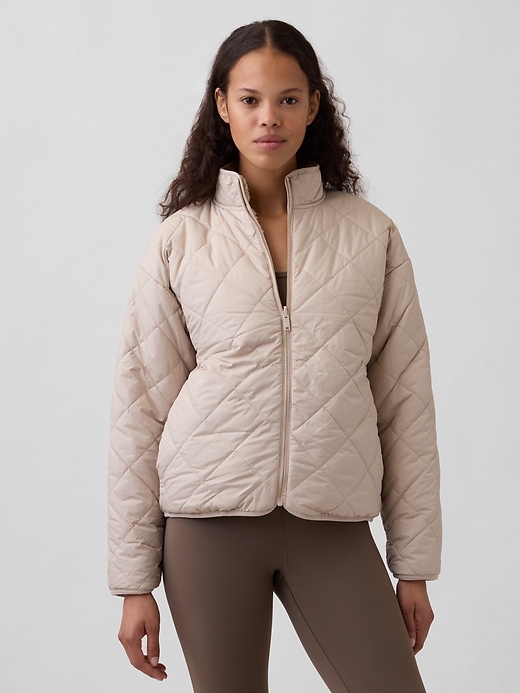 Image number 3 showing, GapFit Reversible Sherpa Jacket
