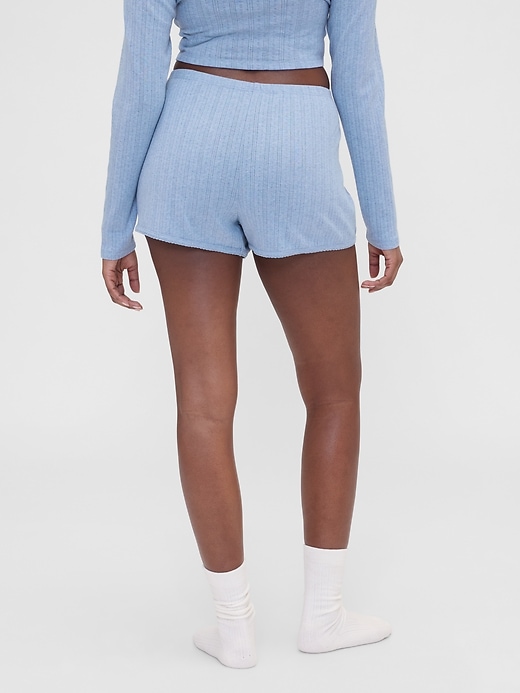 Image number 4 showing, Gap × Summer Fridays Pointelle PJ Shorts
