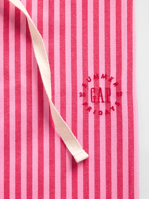 Image number 6 showing, Gap × Summer Fridays Relaxed Poplin Stripe PJ Pants