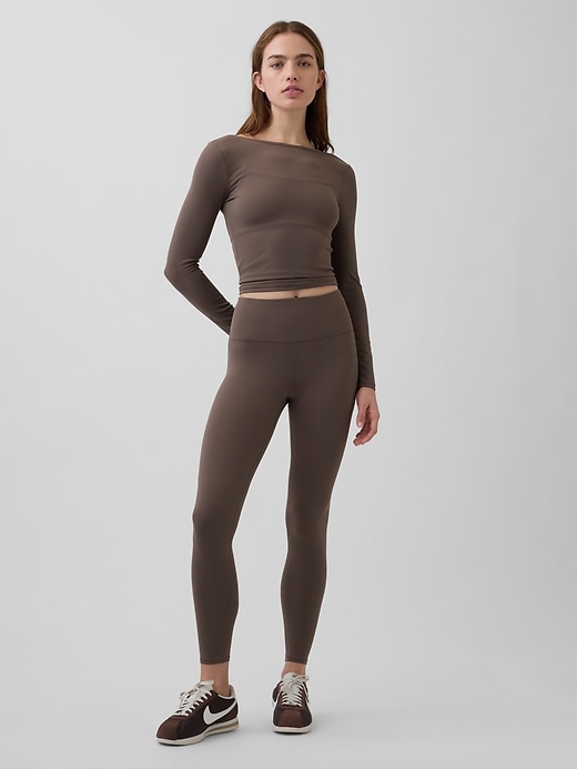 Image number 2 showing, GapFit Smooth Boatneck T-Shirt