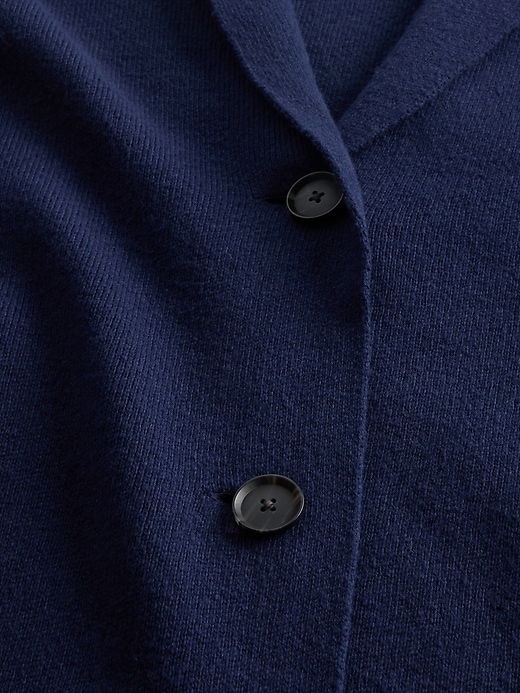 Image number 4 showing, Cotton-Blend Cardigan Coat