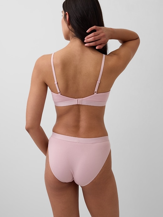 Image number 2 showing, Organic Stretch Cotton Triangle Bra